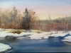 Winter River Scene